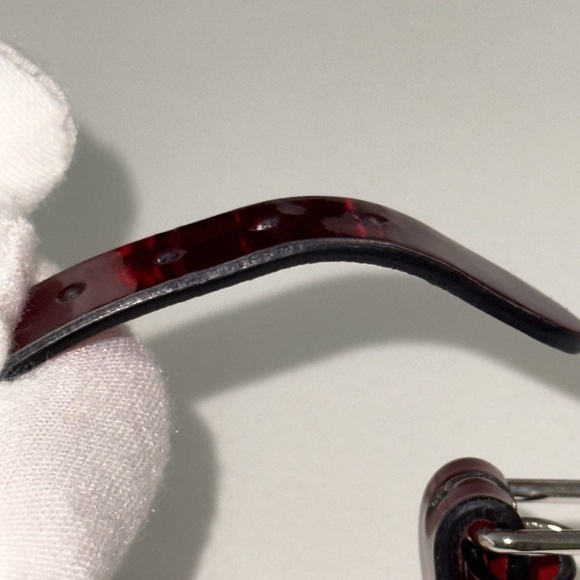 Christian Louboutin LOUBILINK Bracelet RED 10 Patent Leather R331 3215143 - Picture 10 of 15